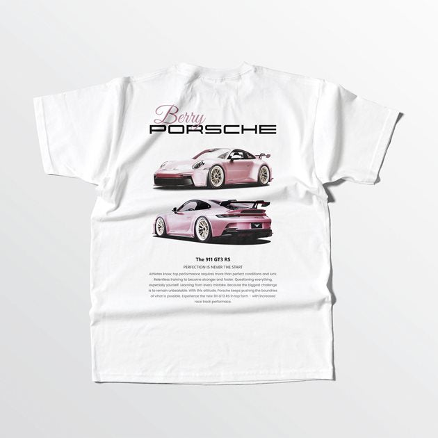 Koszulka - Berry Porsche Pink 911 GT3 RS #outlet